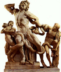 The Laocoon, from the Roman Emperor Nero's private art collection