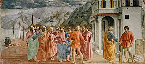 Masaccio's Tribute Money, 1425-27
