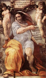 The Prophet Isaiah by Painter Raphael Sanzio, Italian Renaissance Rivals