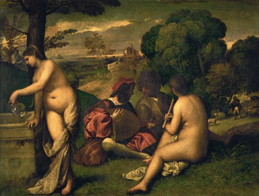 The Pastoral Concert, Giorgione's painting of 1508 The Pastoral Concert, Giorgione's painting of 1508