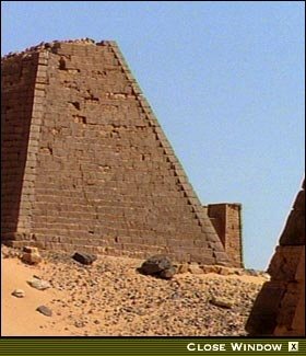 Kushite Pyramic, Sudan, Africa