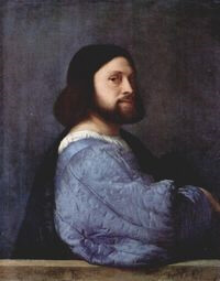 Portrait of Ludovico Ariosto by the artist Titian, 1510