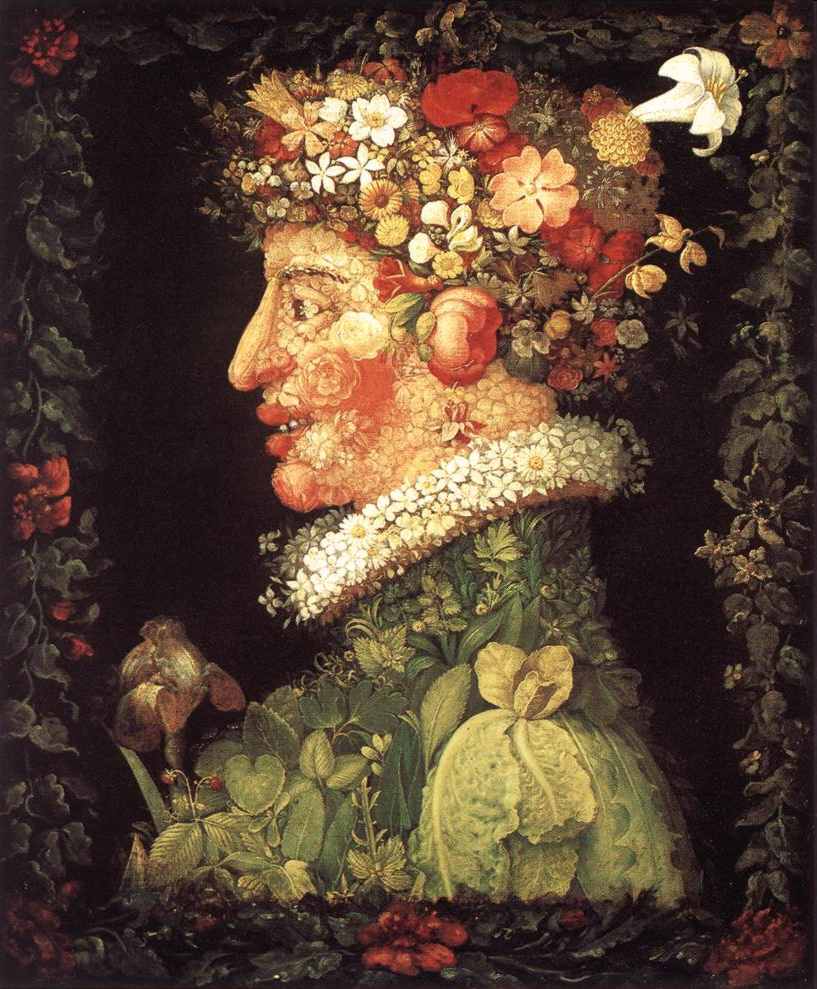 <i>Spring< i>  Arcimboldo <BR>Fine Art Puzzle