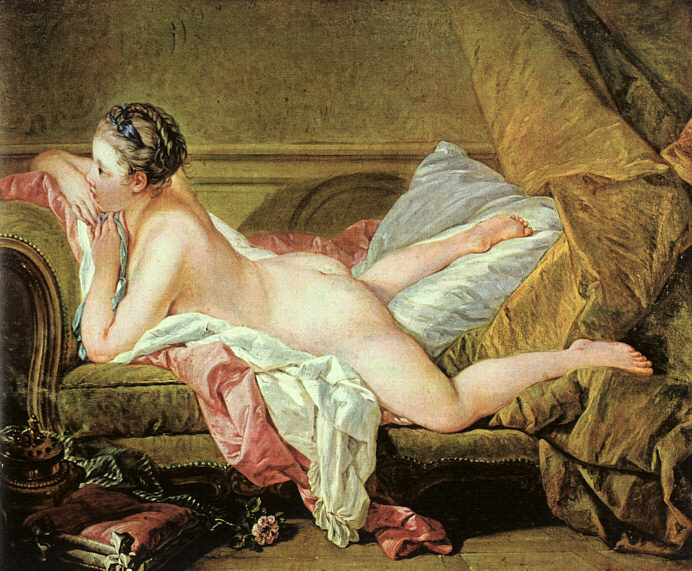 <i>Mademoiselle O'Murphy</i>,<BR>Francois Boucher