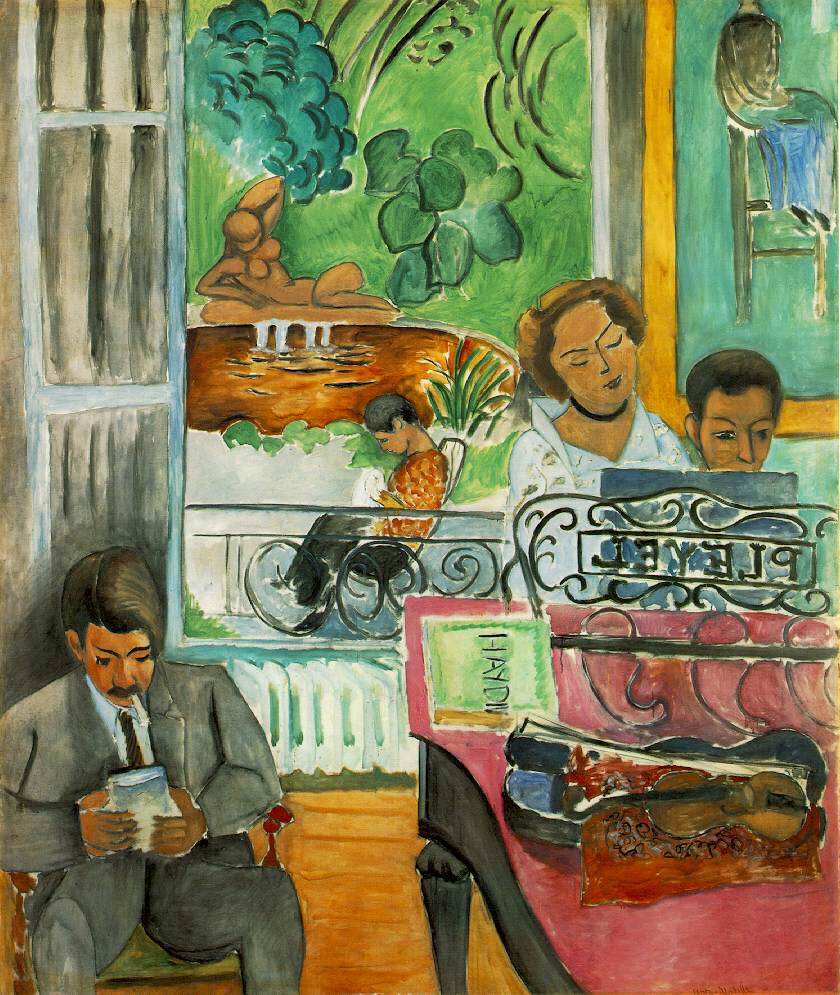 <i>The Piano Lesson</i><BR>Matisse
