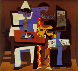<i>Three Musicians</i>,<BR>Picasso