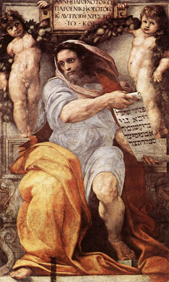 <i>Prophet Isaiah</i>,<BR>Raphael