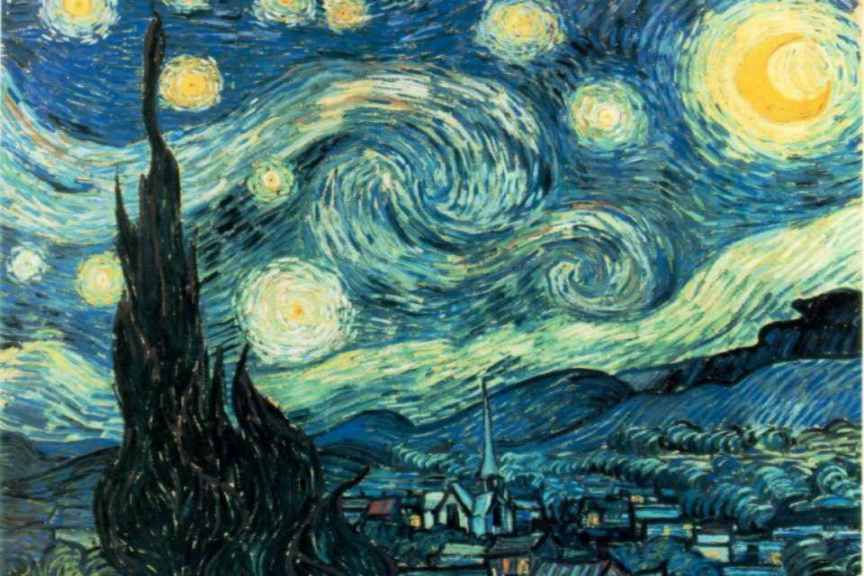 <i>Starry Night</i> (Van Gogh)<BR>Fine Art Puzzle